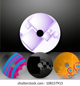 vector cd dvd cover backup design set