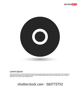Vector Cd Or DVD Icon