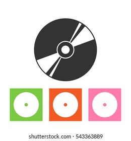 Vector CD or DVD Icon