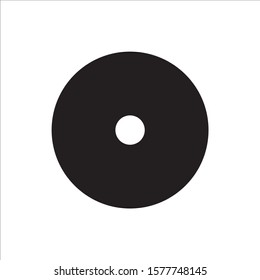 Vector CD or DVD icon trendy flat design