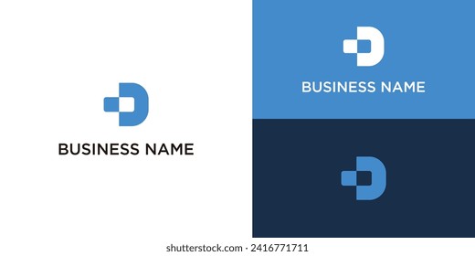 Vector cd letter logo design template