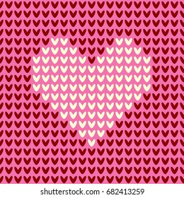 Vector celebratory love Heart pattern