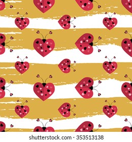 Vector celebratory love pattern for your design