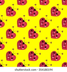 Vector celebratory love pattern for your design