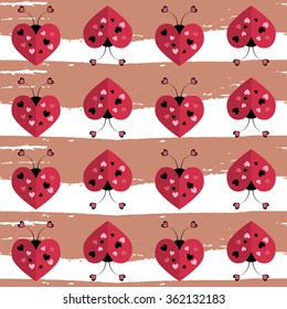 Vector celebratory love pattern for your design