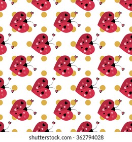 Vector celebratory love pattern for your design