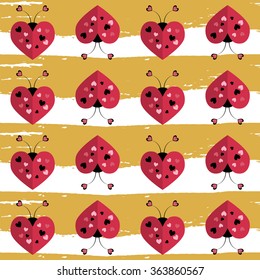 Vector celebratory love pattern for your design