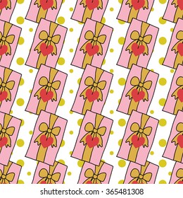 Vector celebratory love pattern for your design