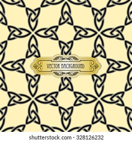 Vector celtic cross seamless