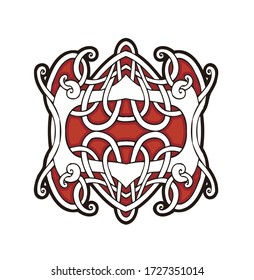Ornamento vectorial celta tradicional