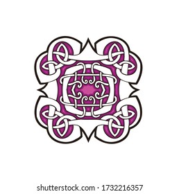 Vector celtic cross traditional ornament