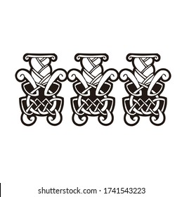 Vector celtic cross traditional ornament