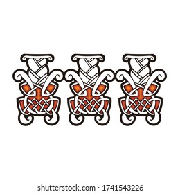 Vector celtic cross traditional ornament