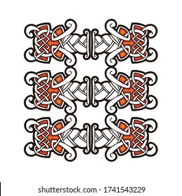 Ornamento vectorial celta tradicional