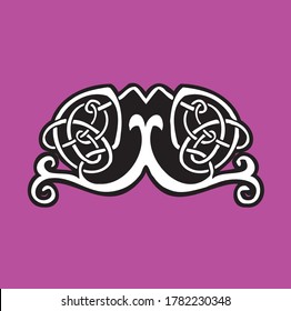 Vector celtic cross traditional ornament
