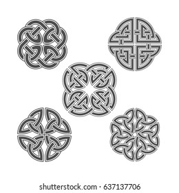 Vector celtic knot. Ethnic ornament. Geometric design