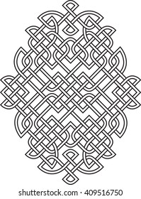 Vector celtic knot pattern