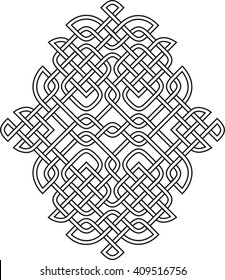 Vector celtic knot pattern