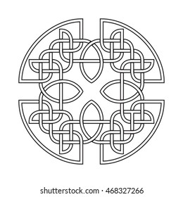Vector celtic knot pattern