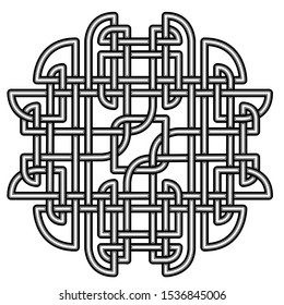 Vector Celtic Knot Swastik Weaved Pattern Stock Vector (Royalty Free ...