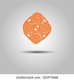 vector celtic sign design symbol logo element abstract knot icon tattoo
