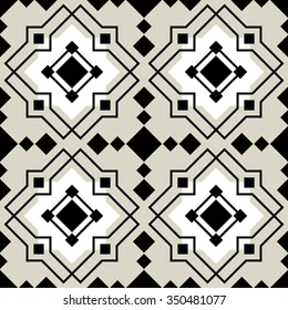 Vector ceramic tiles with seamless pattern