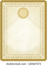 Vector certificate