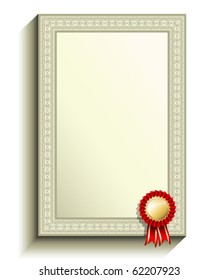 Vector certificate