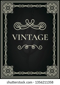 Vector Certificate of achievement template in vector with applied chalk lines  