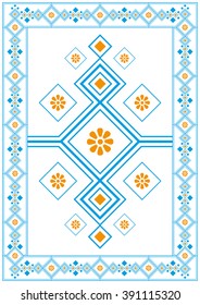 vector certificate border template with additional design elements