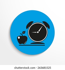 Vector certificate flat icon illustration