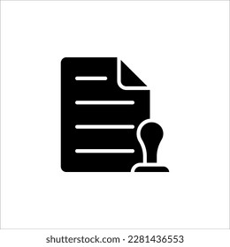 Vector certificate icon. Achievement, award, grant, diploma concepts. Premium quality graphic design elements on white background. EPS 10