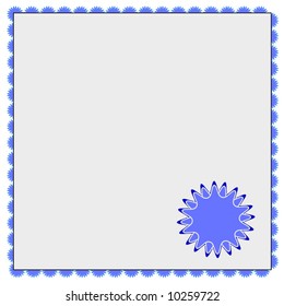 Vector Certificate With Seal