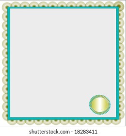 Vector Certificate With Seal