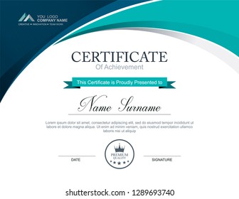 Vector certificate template