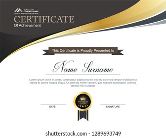 Vector certificate template