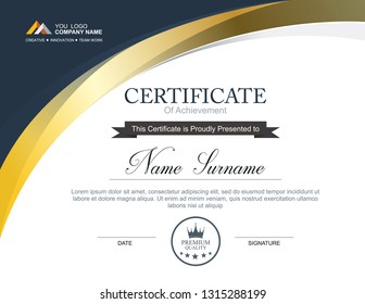 Vector certificate template