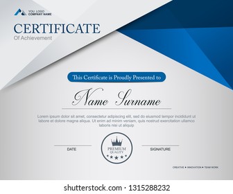 Vector certificate template
