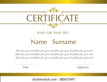 81,854 Certificate border gold Images, Stock Photos & Vectors ...