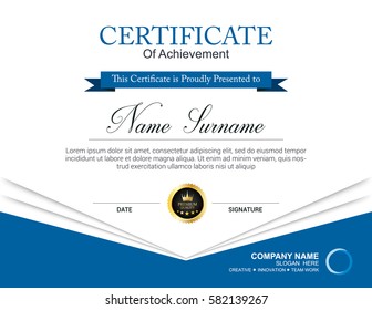 Vector certificate template