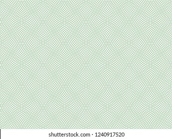 Vector Certificate Texture. Seamless Geometric Banknote Pattern.