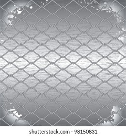 Vector chain fence background eps10