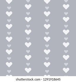 Vector Chain of Hearts Small seamless pattern background. Perfect for fabric, scrapbooking and wallpaper projects.