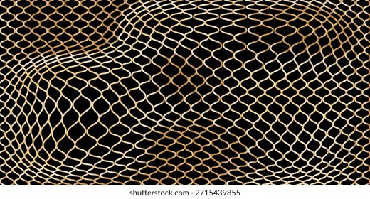 Vector chainlink fences grid seamless texture, prison cage or architecture industrial metallic mesh background. Metal wire mesh pattern. black background