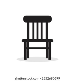 Vector Chair Silhouette Icon Symbol