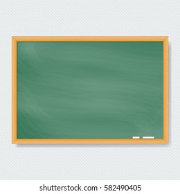 Vector Chalk Board. Vector illustration.