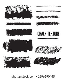 Vector chalk and coal texture for decoration of post, site, social network. Hand drawn background. Decorative element, template