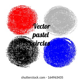 Vector chalk (pastel) stains.