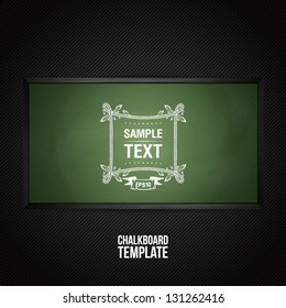 Vector chalkboard