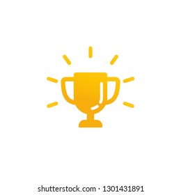 vector champion cup icon symbol designs